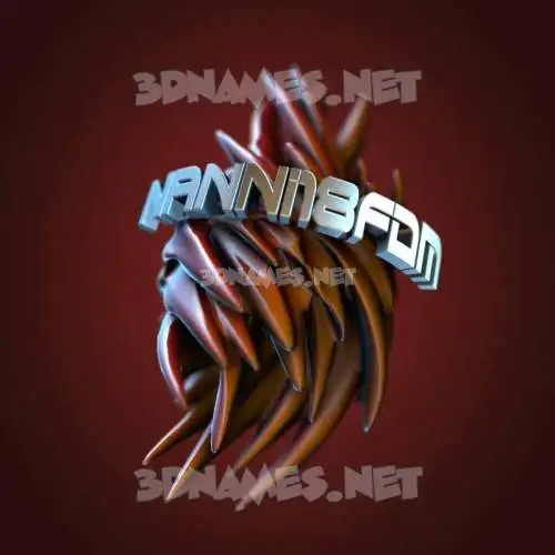 nanni18fdm in Red Twisted style - 3D name wallpaper nanni18fdm in Red Twisted style - 3D name wallpaper