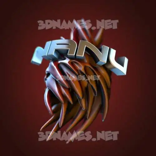 nanu in Red Twisted style - 3D name wallpaper nanu in Red Twisted style - 3D name wallpaper