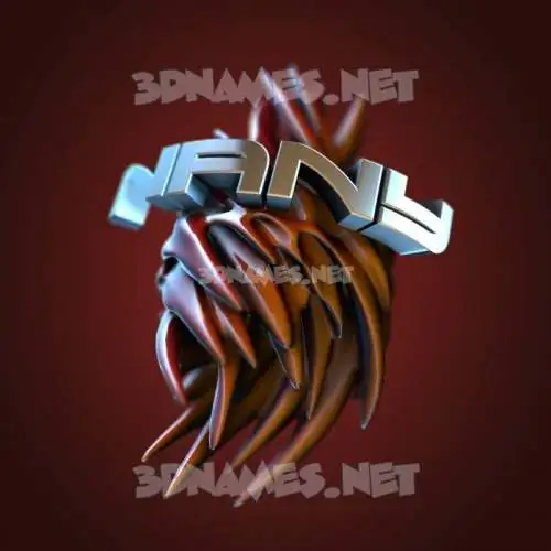 nany in Red Twisted style - 3D name wallpaper nany in Red Twisted style - 3D name wallpaper