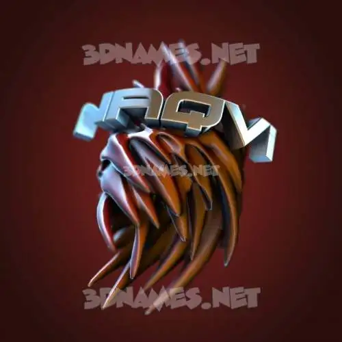 naqvi in Red Twisted style - 3D name wallpaper naqvi in Red Twisted style - 3D name wallpaper