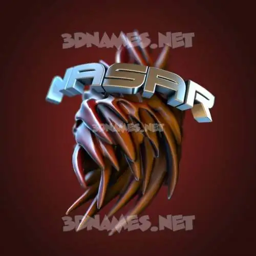 nasar in Red Twisted style - 3D name wallpaper nasar in Red Twisted style - 3D name wallpaper