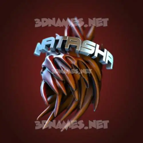 natasha in Red Twisted style - 3D name wallpaper natasha in Red Twisted style - 3D name wallpaper