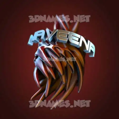 naveena in Red Twisted style - 3D name wallpaper naveena in Red Twisted style - 3D name wallpaper