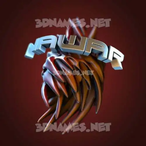 nawar in Red Twisted style - 3D name wallpaper nawar in Red Twisted style - 3D name wallpaper