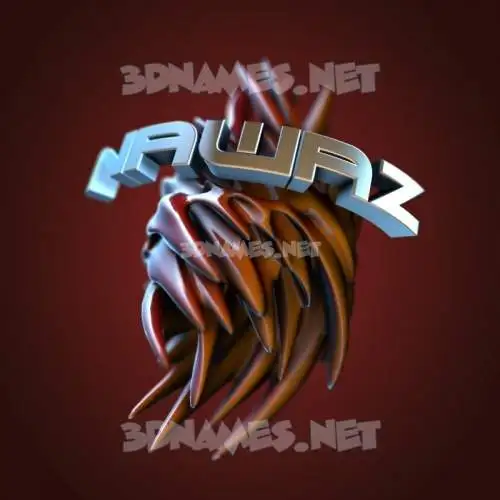 nawaz in Red Twisted style - 3D name wallpaper nawaz in Red Twisted style - 3D name wallpaper