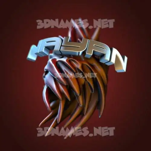 nayan in Red Twisted style - 3D name wallpaper nayan in Red Twisted style - 3D name wallpaper