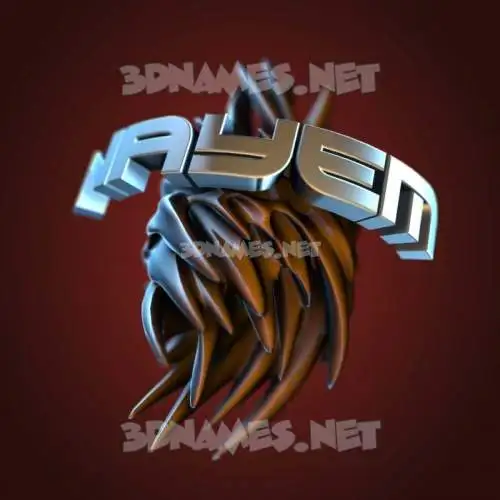 nayem in Red Twisted style - 3D name wallpaper