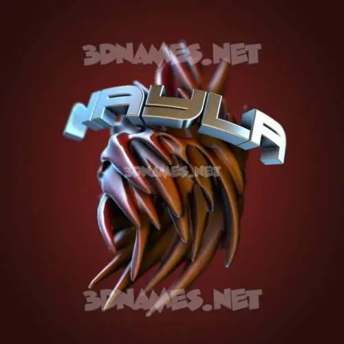 nayla in Red Twisted style - 3D name wallpaper nayla in Red Twisted style - 3D name wallpaper