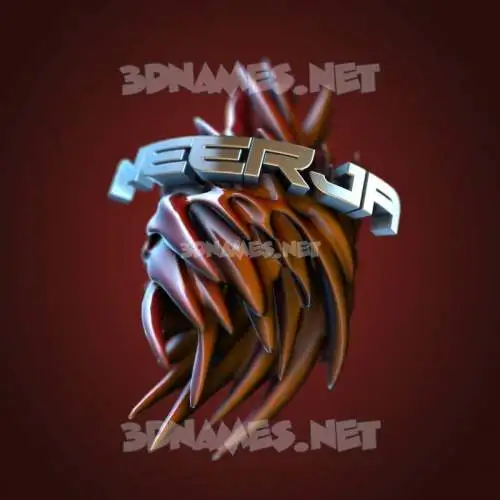 neerja in Red Twisted style - 3D name wallpaper neerja in Red Twisted style - 3D name wallpaper
