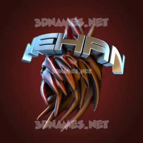 nehan in Red Twisted style - 3D name wallpaper nehan in Red Twisted style - 3D name wallpaper