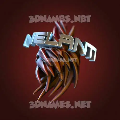 nelanti in Red Twisted style - 3D name wallpaper nelanti in Red Twisted style - 3D name wallpaper