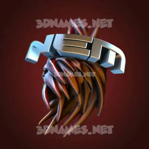 nem in Red Twisted style - 3D name wallpaper nem in Red Twisted style - 3D name wallpaper