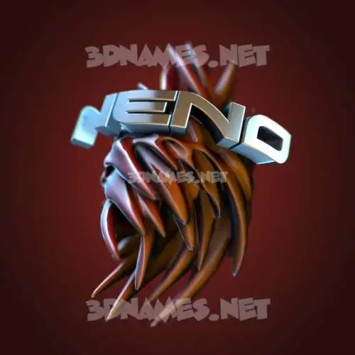 neno in Red Twisted style - 3D name wallpaper neno in Red Twisted style - 3D name wallpaper