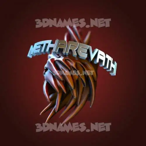 netharevathi in Red Twisted style - 3D name wallpaper netharevathi in Red Twisted style - 3D name wallpaper