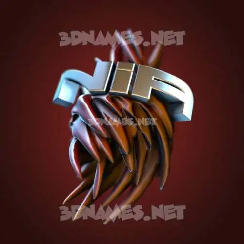 nia in Red Twisted style - 3D name wallpaper nia in Red Twisted style - 3D name wallpaper