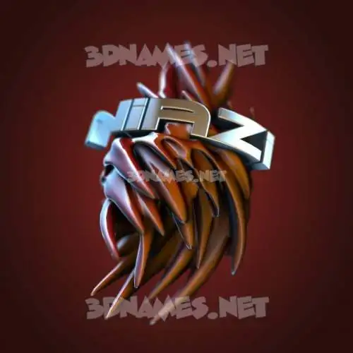 niazi in Red Twisted style - 3D name wallpaper niazi in Red Twisted style - 3D name wallpaper