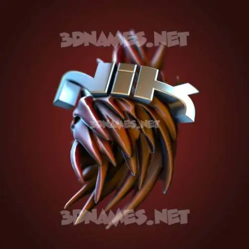 nik in Red Twisted style - 3D name wallpaper nik in Red Twisted style - 3D name wallpaper