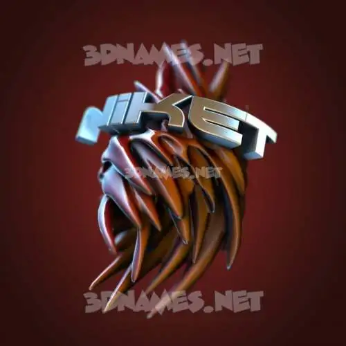 niket in Red Twisted style - 3D name wallpaper niket in Red Twisted style - 3D name wallpaper