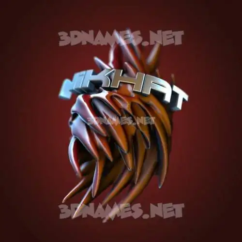 nikhat in Red Twisted style - 3D name wallpaper nikhat in Red Twisted style - 3D name wallpaper