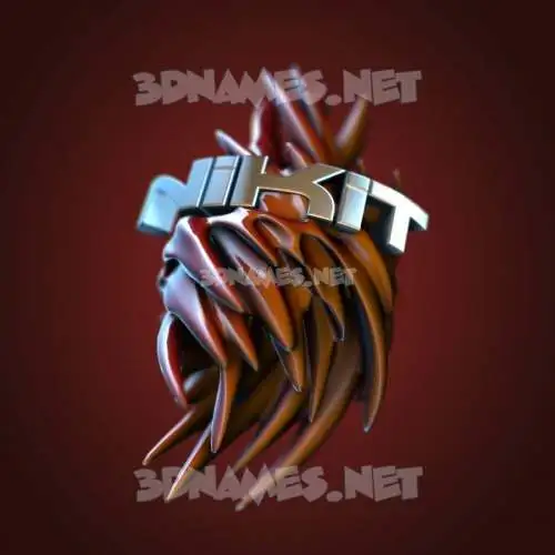 nikit in Red Twisted style - 3D name wallpaper nikit in Red Twisted style - 3D name wallpaper