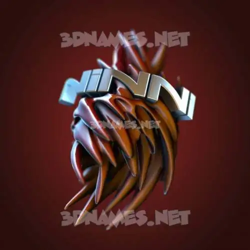 ninni in Red Twisted style - 3D name wallpaper ninni in Red Twisted style - 3D name wallpaper