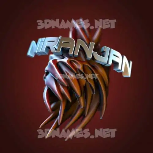 niranjan in Red Twisted style - 3D name wallpaper niranjan in Red Twisted style - 3D name wallpaper