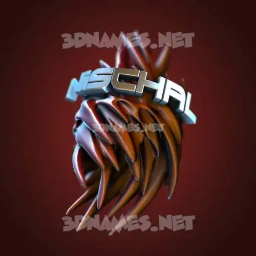 nischal in Red Twisted style - 3D name wallpaper nischal in Red Twisted style - 3D name wallpaper