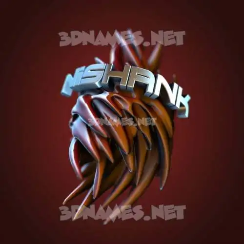 nishank in Red Twisted style - 3D name wallpaper nishank in Red Twisted style - 3D name wallpaper