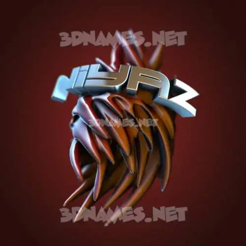 niyaz in Red Twisted style - 3D name wallpaper niyaz in Red Twisted style - 3D name wallpaper