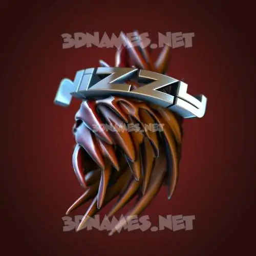 nizzy in Red Twisted style - 3D name wallpaper nizzy in Red Twisted style - 3D name wallpaper