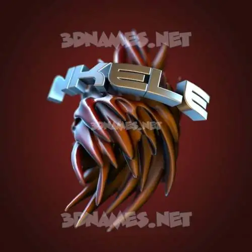 nkele in Red Twisted style - 3D name wallpaper nkele in Red Twisted style - 3D name wallpaper