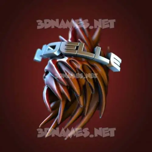 noelle in Red Twisted style - 3D name wallpaper noelle in Red Twisted style - 3D name wallpaper