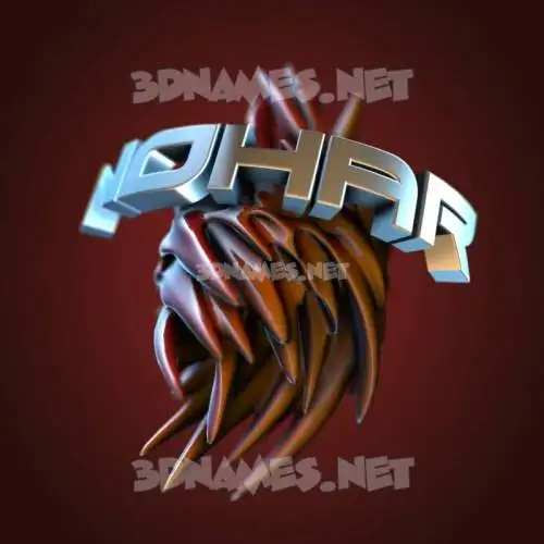 nohar in Red Twisted style - 3D name wallpaper nohar in Red Twisted style - 3D name wallpaper