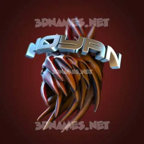 noyan in Red Twisted style - 3D name wallpaper noyan in Red Twisted style - 3D name wallpaper