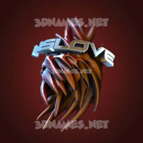 nslove in Red Twisted style - 3D name wallpaper nslove in Red Twisted style - 3D name wallpaper
