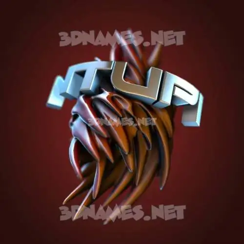 ntupi in Red Twisted style - 3D name wallpaper ntupi in Red Twisted style - 3D name wallpaper