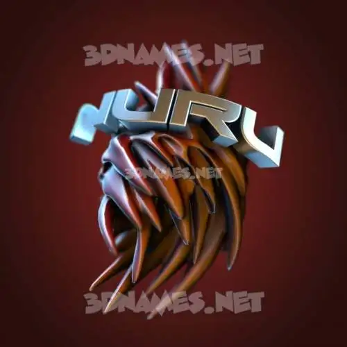 nuru in Red Twisted style - 3D name wallpaper nuru in Red Twisted style - 3D name wallpaper