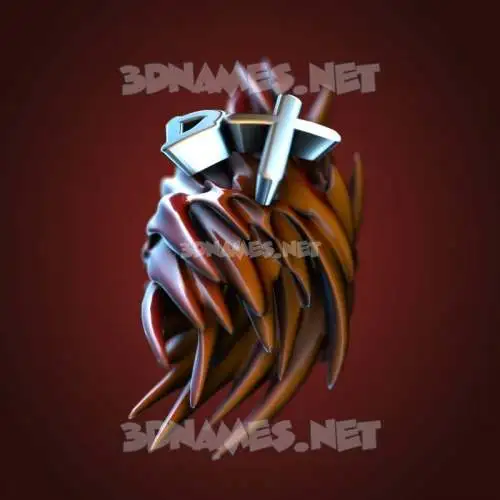 叶 in Red Twisted style - 3D name wallpaper
