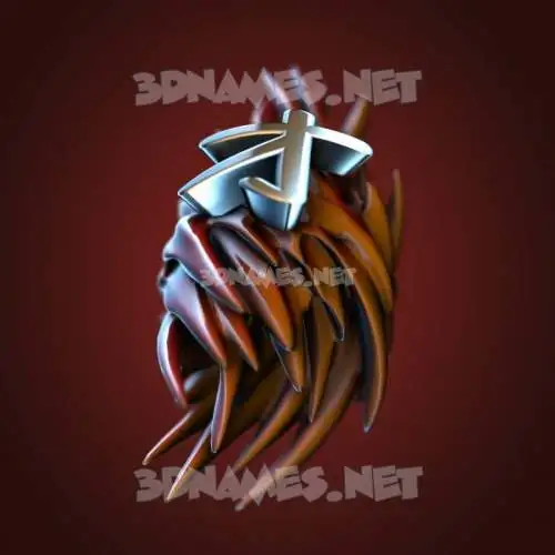 才 in Red Twisted style - 3D name wallpaper 才 in Red Twisted style - 3D name wallpaper