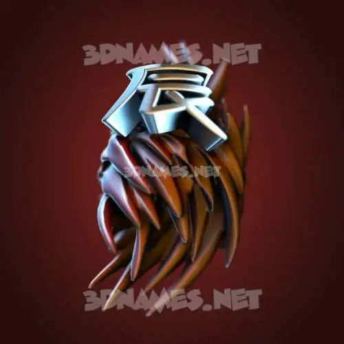 辰 in Red Twisted style - 3D name wallpaper
