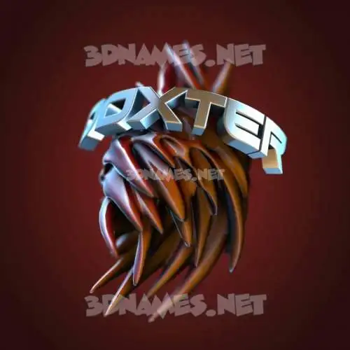 ooxter in Red Twisted style - 3D name wallpaper ooxter in Red Twisted style - 3D name wallpaper