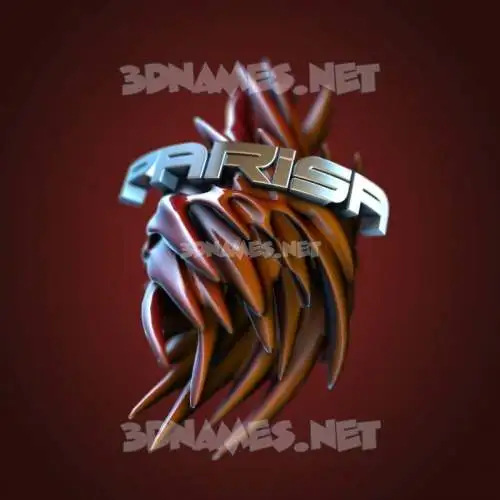 parisa in Red Twisted style - 3D name wallpaper parisa in Red Twisted style - 3D name wallpaper