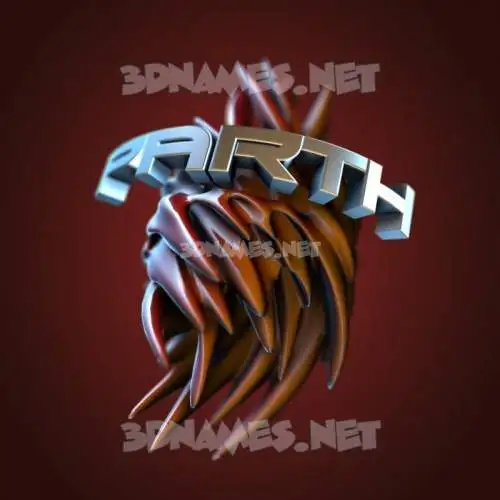 parth in Red Twisted style - 3D name wallpaper parth in Red Twisted style - 3D name wallpaper