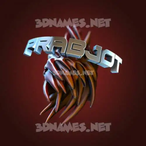 prabjot in Red Twisted style - 3D name wallpaper prabjot in Red Twisted style - 3D name wallpaper