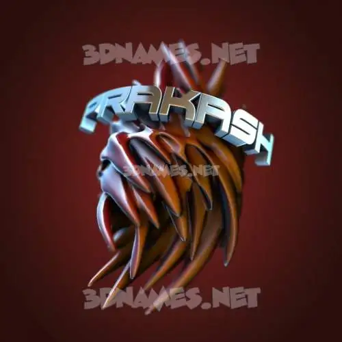 prakash in Red Twisted style - 3D name wallpaper prakash in Red Twisted style - 3D name wallpaper