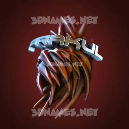 prakul in Red Twisted style - 3D name wallpaper prakul in Red Twisted style - 3D name wallpaper