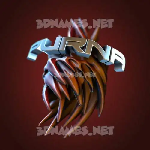 purna in Red Twisted style - 3D name wallpaper purna in Red Twisted style - 3D name wallpaper