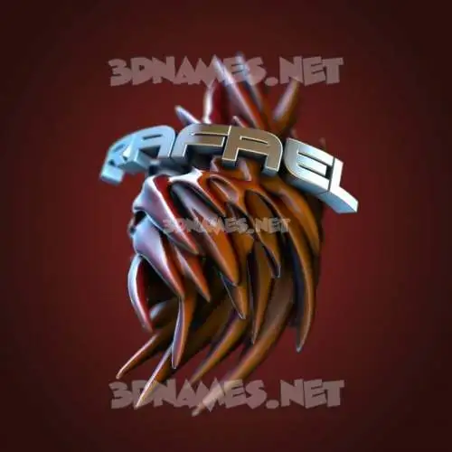 rafael in Red Twisted style - 3D name wallpaper rafael in Red Twisted style - 3D name wallpaper