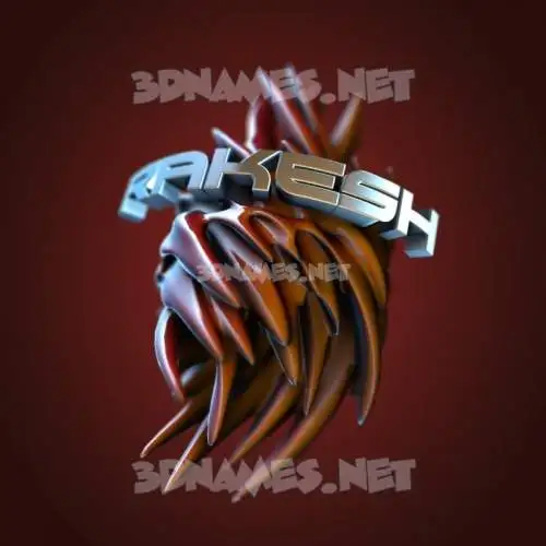 rakesh in Red Twisted style - 3D name wallpaper rakesh in Red Twisted style - 3D name wallpaper