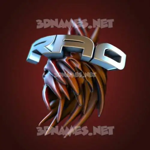 rao in Red Twisted style - 3D name wallpaper rao in Red Twisted style - 3D name wallpaper